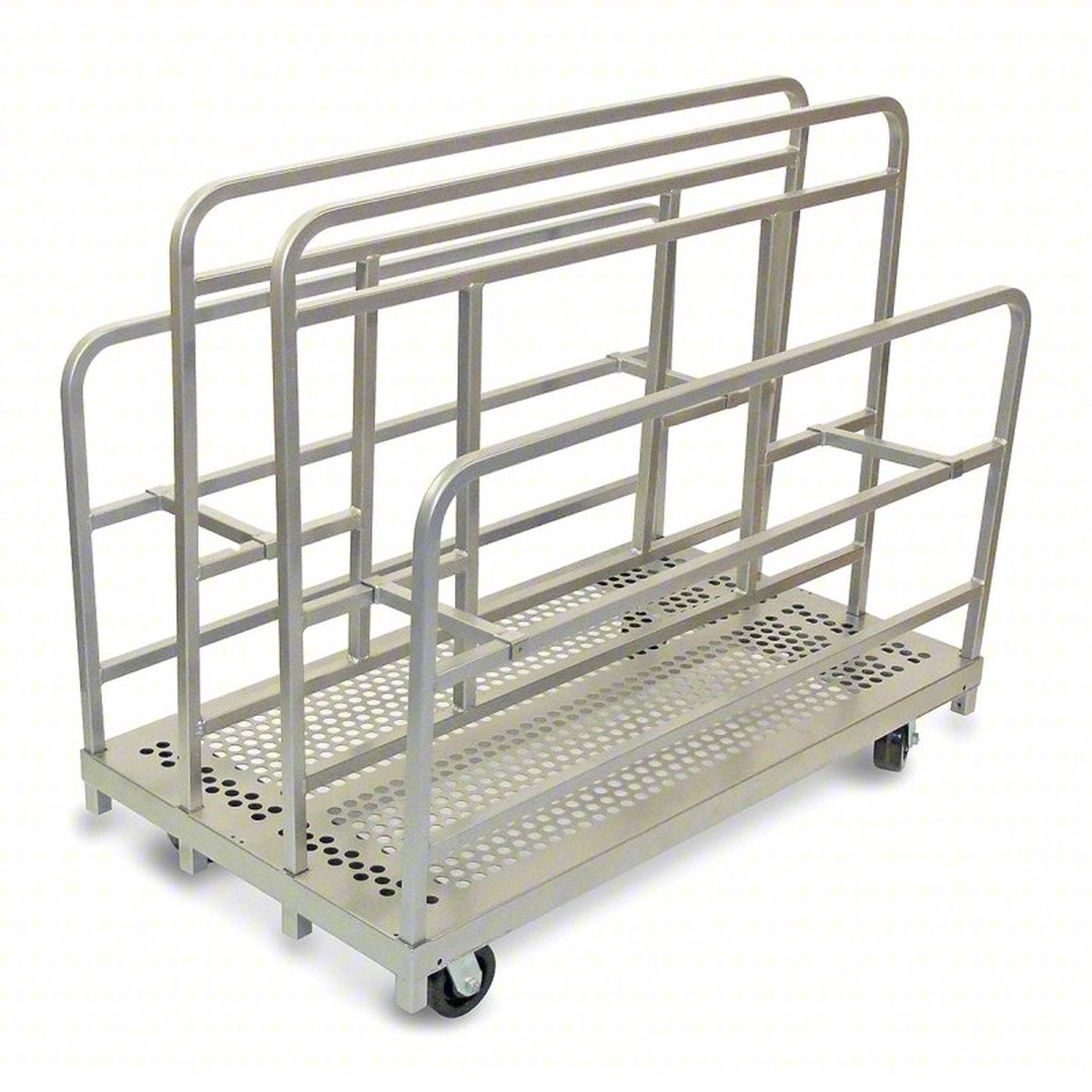 Raymond RPP-5017 COATED DECK(3900) 2x-tall,2 std uprights,4 connector bars,6" ALL SWIVEL casters